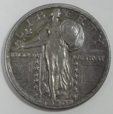 1920-S Standing Liberty Quarter XF Silver 25c