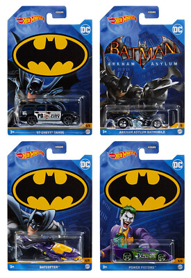 Batman Set 4 Modellautos Batmobile 2022 in 1:64 Hot Wheels HDG89 - 979B