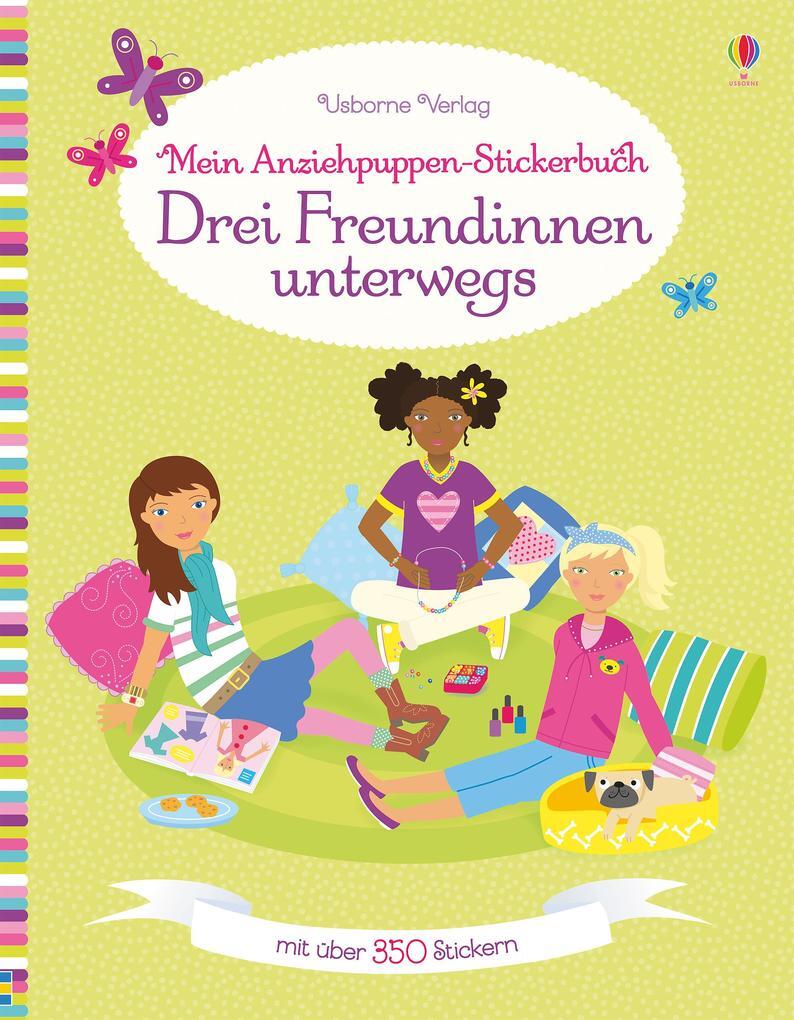 Thumbnail - Mein Anziehpuppen-stickerbuch: Drei Freundinnen Unterwegs | Lucy