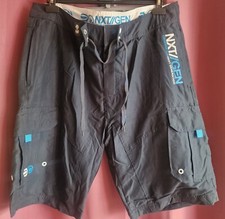 Mens Nxt/Gen Crosshatch Navy blue Shorts Size XL