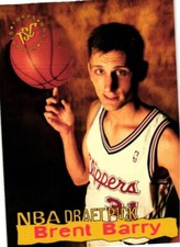 1995-96 TOPPS STADIUM CLUB BRENT BARRY ROOKIE #15 $0.99 VALUE BOX
