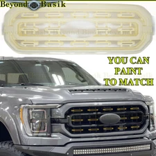 For 2021 2022 2023 FORD F150 XL,XLT models UNPAINTED Grille Grill COVER OVERLAY