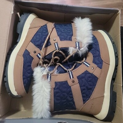 Bearpaw Casual Boots Girls Marina Faux Fur WP 4 Youth Hickory II 2150Y