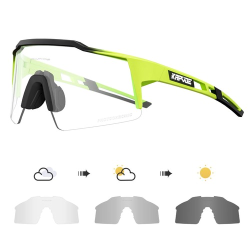 Photochromic Cycling Sunglasses for Men Women Bike Glasses Riding UV400 Goggles - Picture 30 of 34