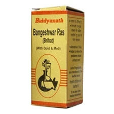 Baidyanath Vrihat Bangeshwar Ras with Gold 10 tabs, pack of 3