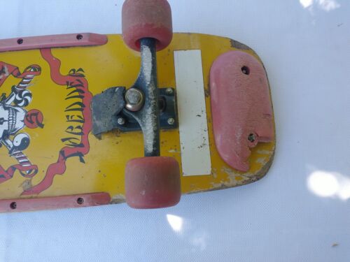 Rare Vintage Generic Old School Skateboard Ninja Shredder Skull 1980s Skateboard - Picture 2 of 20
