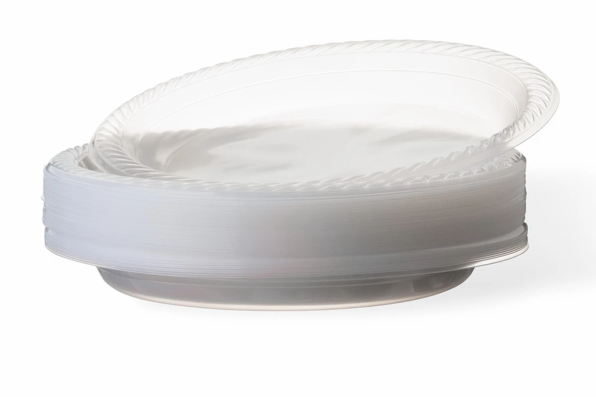 10 inch clear plastic plates cheap