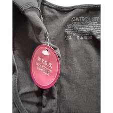 NWT Maidenform Control It! Body Shaper Tank Top Sleeveless Black Large