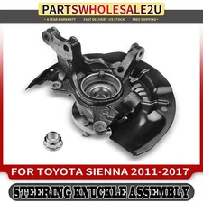 Front Right Wheel Hub Bearing Steering Knuckle Assembly for Toyota Sienna 11-17