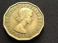 1965 Elizabeth II British Threepenny 3d