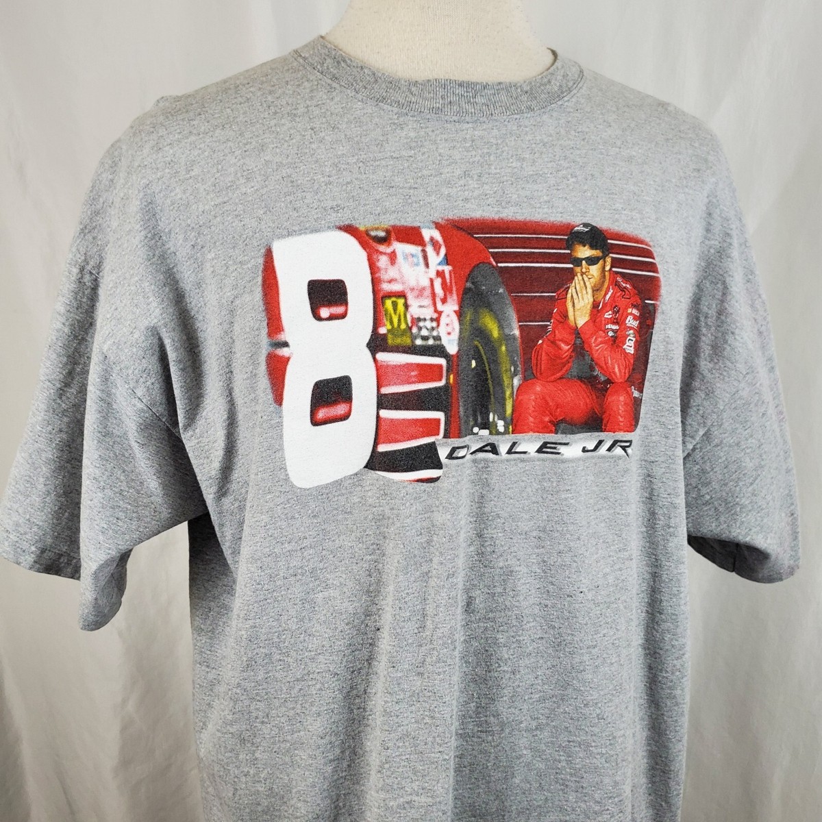 NASCAR Dale Earhardt Jr #8 Budweiser Racing T-Shirt Mens XXL 