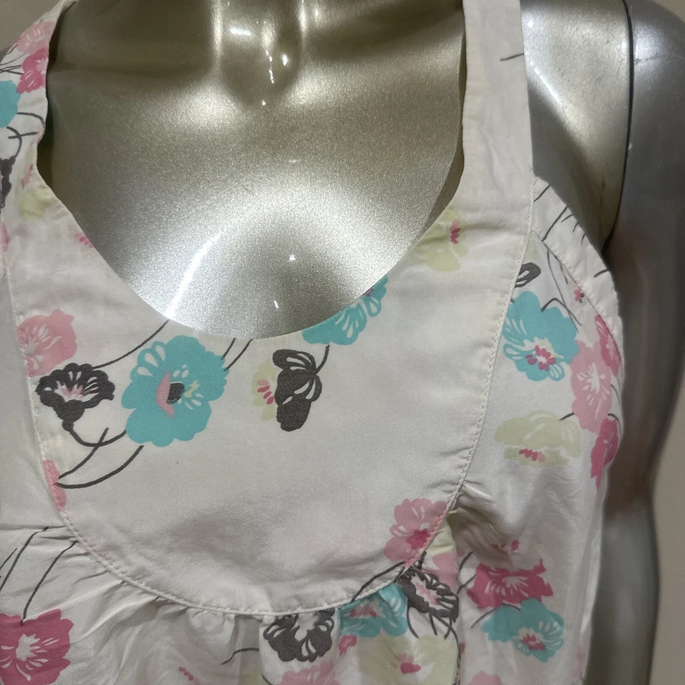 Vintage GIRL PATRIZIA Cami Top Shirt Size XXL Made In Italy 100% Silk - Image 4 of 4