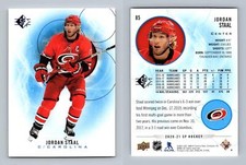 Jordan Staal #85 SP Authentics 2020-21 Upper Deck Blue Parallel Card