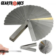32 Blade Feeler Gauge Metric + SAE Dual Reading Combination Gap Thicknes Ivytztq