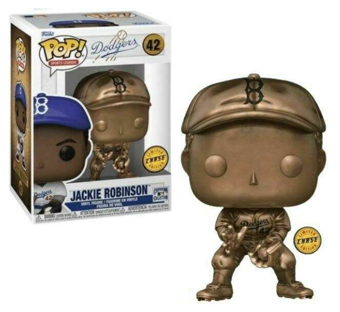 FUNKO POP Jackie Robinson GOLD 42 Limited Edition Chase
