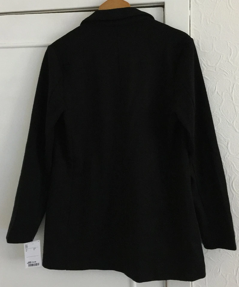 Ladies GAP Black Unstructured Stretch Fabric Jacket Size Medium - BNWT - Image 2 of 2