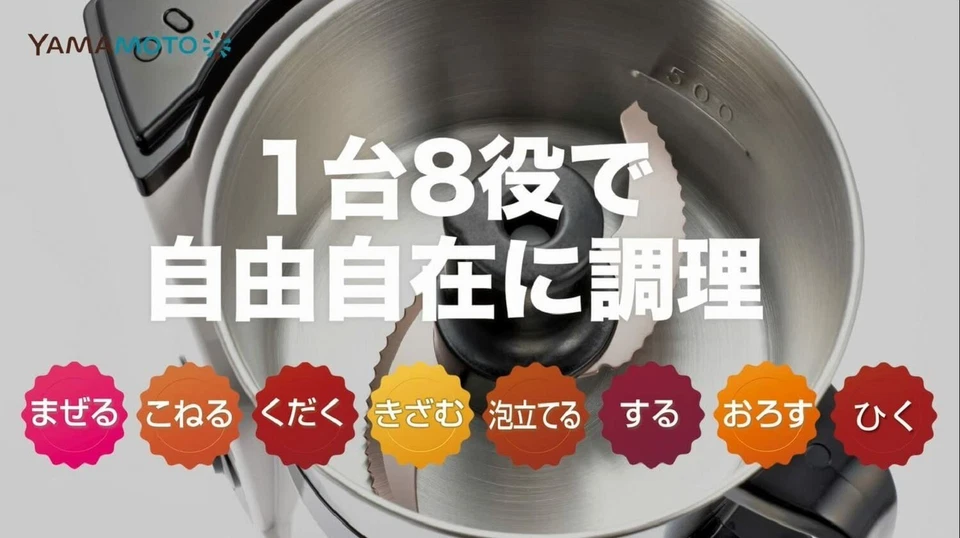 Многоскоростной микшер YAMAMOTO Master Cut MM41 красный YE-MM41R - Изображение 2 из 4