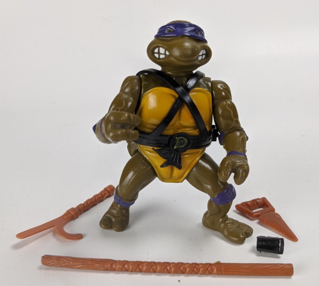 1988 TMNT Teenage Mutant Ninja Turtles Donatello Don Hard Head