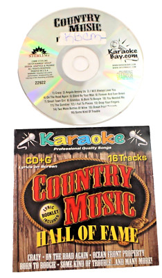 COUNTRY MUSIC OF FAME CD 1〜16枚セット Country Music Hall of Fame 16 Songs Lyrics on-Screen CD+G