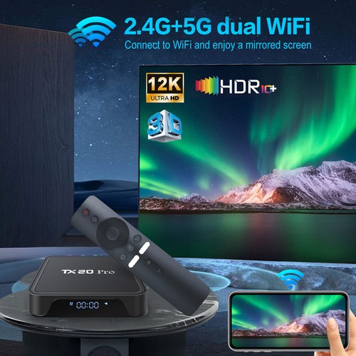 Android 15.0 Set Top Box Dual WIFI BT5.2 4K HD TV Box 1GB 8GB Android TV Box FR - Zdjęcie 9 z 16