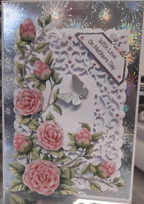 Personalisierte handgefertigte Karte MUTTERTAG. MAMA, SCHWESTER, TANTE GEBURTSTAG JUBILÄUM