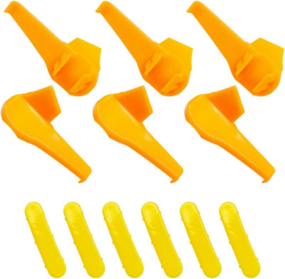 12PCS Car Tire Changer Plastic Insert, Wheel Side Protector Front & Rear Inserts