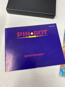 Pin-Bot(Nintendo NES 1990) CIB Complete in box, W/ Manual Insert Ships Fast