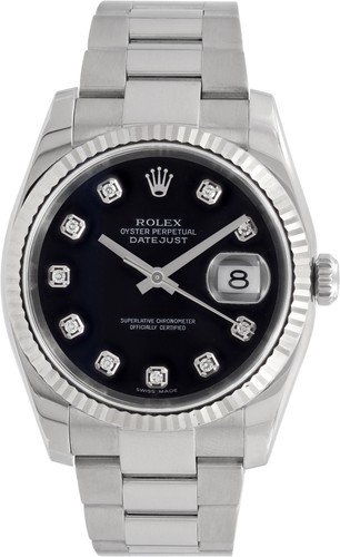 Rolex Datejust 116234 Stainless Steel Black dial 36mm Automatic watch