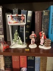 Coca Cola 1994 Vintage Christmas Department 56 Snow Village Accessories Lot Of 5