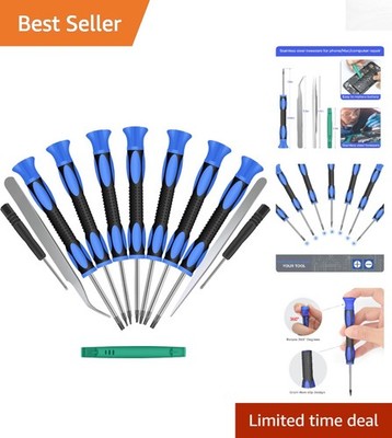 Kingsdun 12-in-1 Torx Screwdriver Set - Precision Tools for Electronics Repair