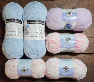 Loops & Threads SNUGGLY WUGGLY Yarn 4-COLORS 4 oz. - 7 oz. SOLD PER SKEIN
