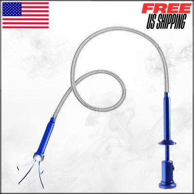 Magnetic Flexible Claw Grabber Pickup Tool W/LED Light 4-Finger Gripper 28'' 5LBS