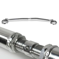 JOM Aluminium Domstrebe poliert passt für BMW 5er E39 6 Zylinder Diesel 95-04