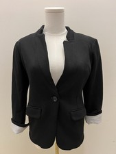 Gibson Ladies Black Blazer Size Small Petite-PreOwned