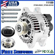 Alternator 11189 Fit 2006-2013 Hyundai Sonata 2.4L Kia Forte 37300-2G100 /-25201