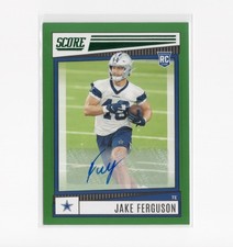 2022 Panini Score Green Jake Ferguson #375 Rookie Card RC Auto. rookie card picture