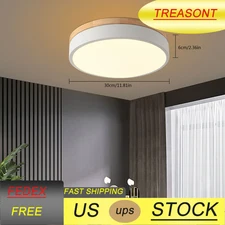 3 Color Dimming LED Chandelier Kitchen Ceiling Lighting Fixture 24w 30cm Modern