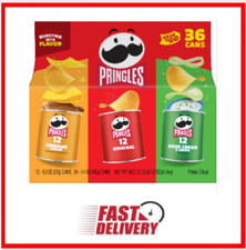 Pringles Grab  Go Potato Crisps, Variety, 36-count