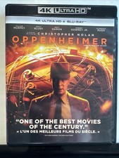 Oppenheimer 4K UHD Blu-ray Cillian Murphy Rare OOP Christopher Nolan