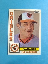 Joe Altobelli 1984 Topps Baseball Card # 21 J8753