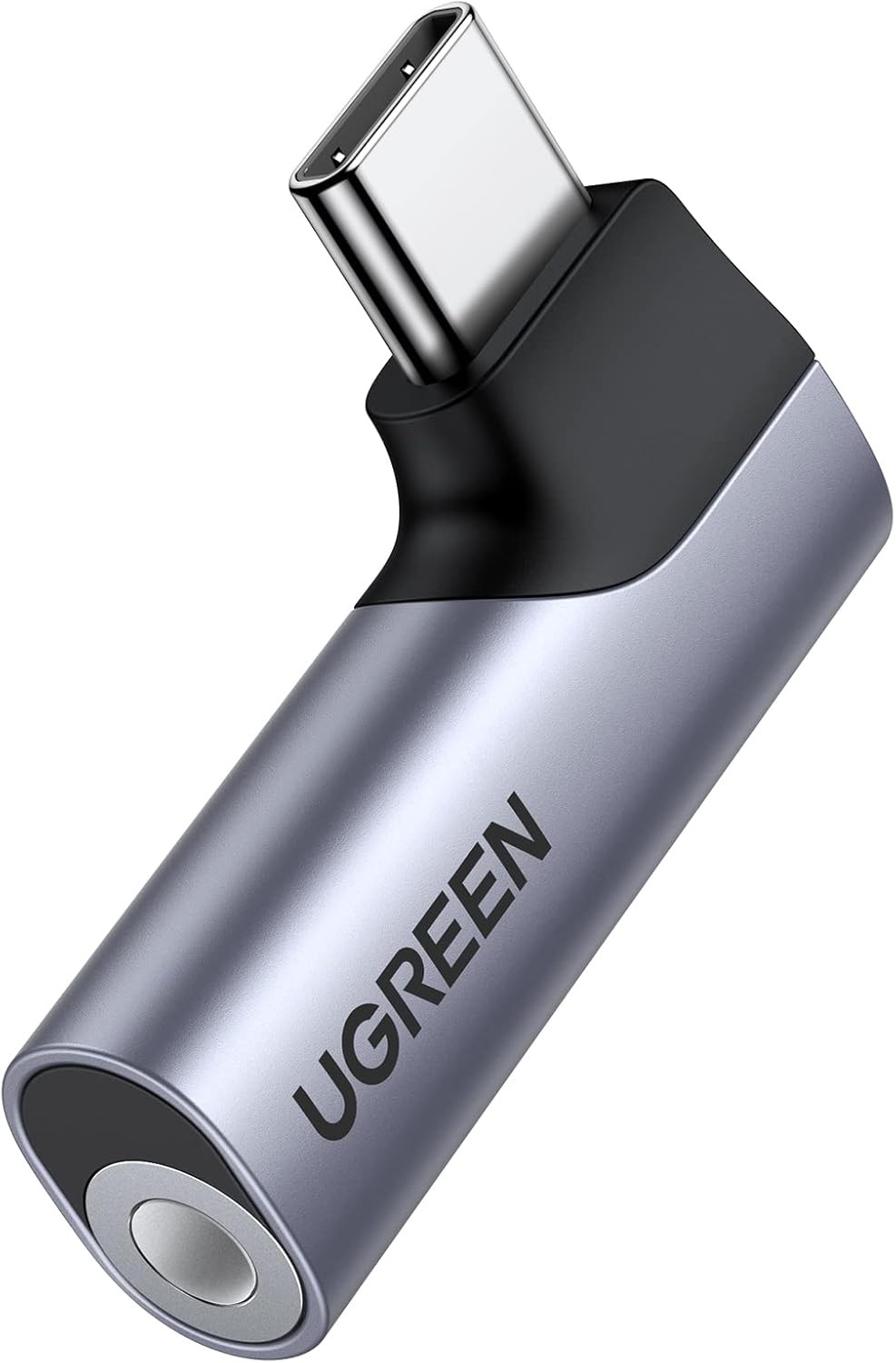 UGREEN USB C to 3.5mm Jack Adapter DAC Stereo C Aux Headphone TRRS Grey