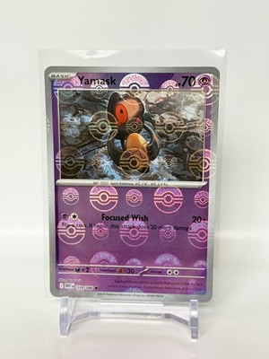 Pokémon Scarlet & Violet White Flare Poke Ball Holo Yamask 039/086 NM