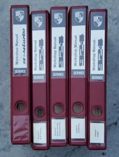 Porsche 924 Volumes 1-4 & 924 Turbo Workshop Manuals Used Excellent Condition