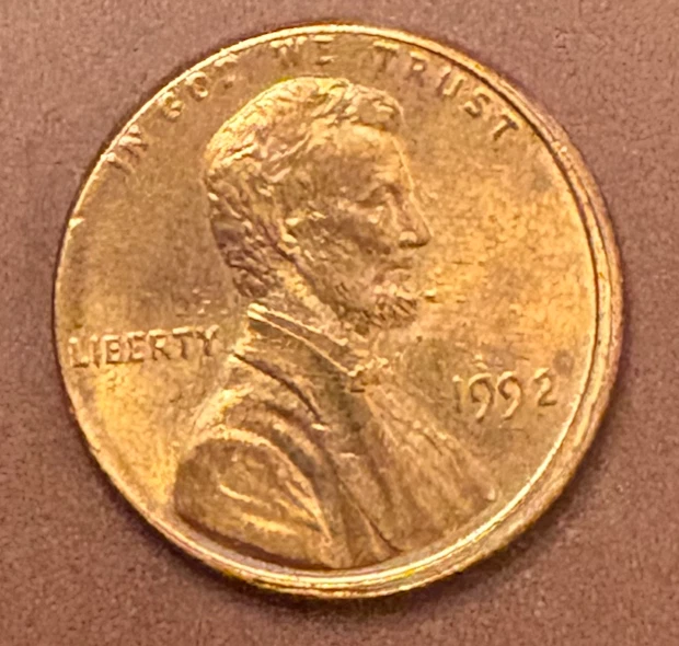 US Penny 1992 Error - Image 3 of 3