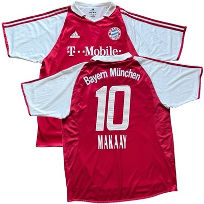 2003/04 Bayern Munich Authentic Home Jersey #10 Makaay Large