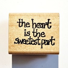 SWEETEST HEART Imagine That Rubber Stamp C-576 Part Love Sentiment Friend M444
