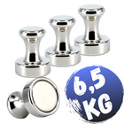 Pinnwand Magnet Neodym Kegelmagnet Magnettafel Glastafel 16mm 6,5KG Stark Kegel