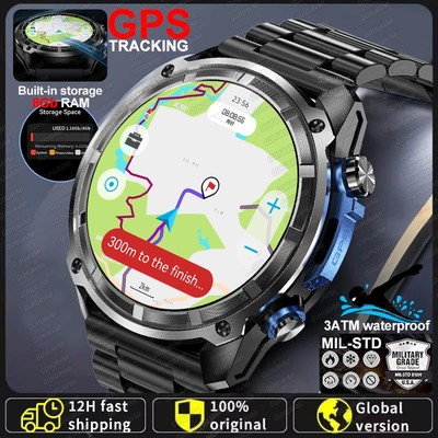 NEW 4GB Memory Video Player Smart Watch With GPS Offline Maps Sports Smartwatch