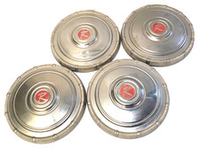 Vintage Amc Rambler Hubcaps Hubcap 10 Chrome Original Set Of 4 60 61 62 Vtg Vintage Amc Rambler Hubcaps Hubcap 10 Chrome Original Set Of 4 60 61 62 Vtg