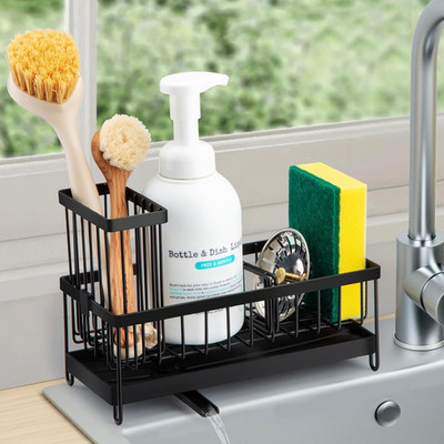 Spülbecken Organizer Küchen,Sink Caddy Kitchen Organizer Schwammhalter Spülorgan